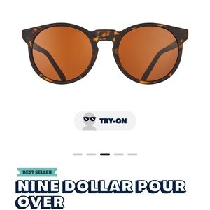 GOODR Round Sunglasses “Nine Dollar Pour Over”